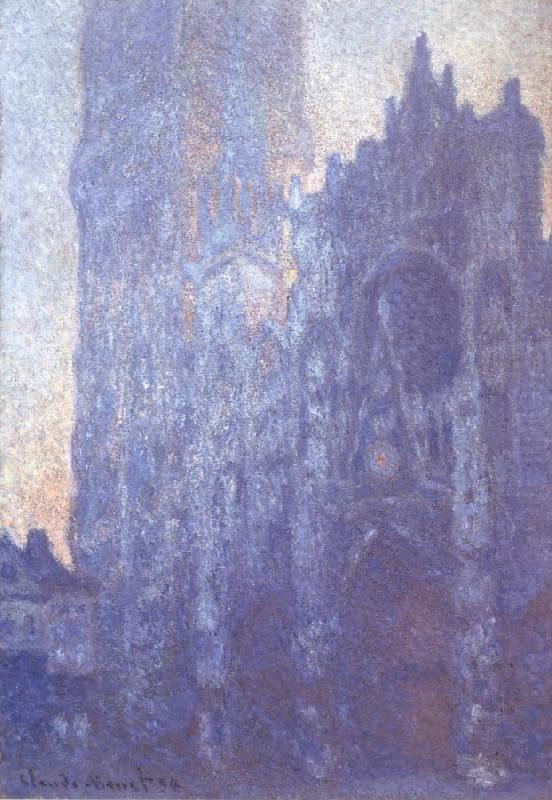 Rouen Cathedral Facade and Tour d-Albane, Claude Monet